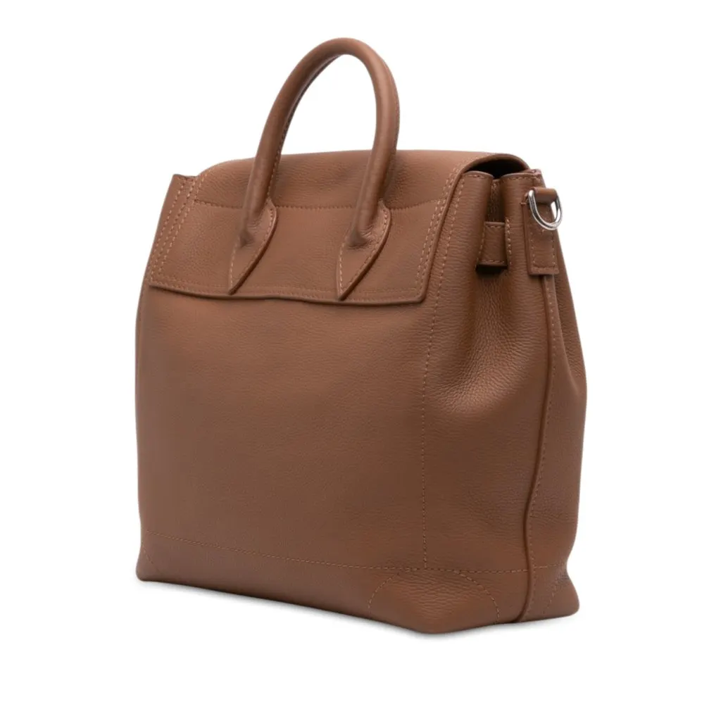 Louis Vuitton LV Touch Calfskin Steamer 30 Brown Leather Very good - Back View
