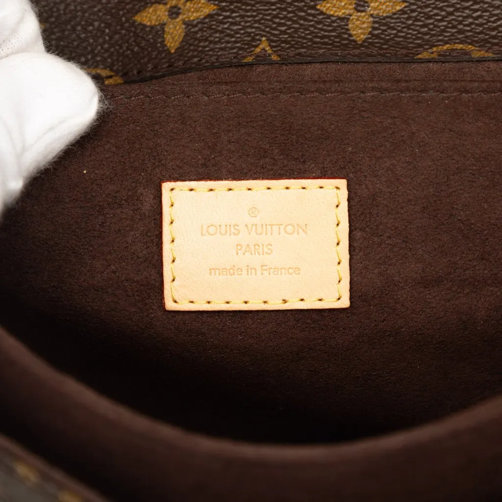Louis Vuitton Monogram Pochette Metis Brown Very good - Box View