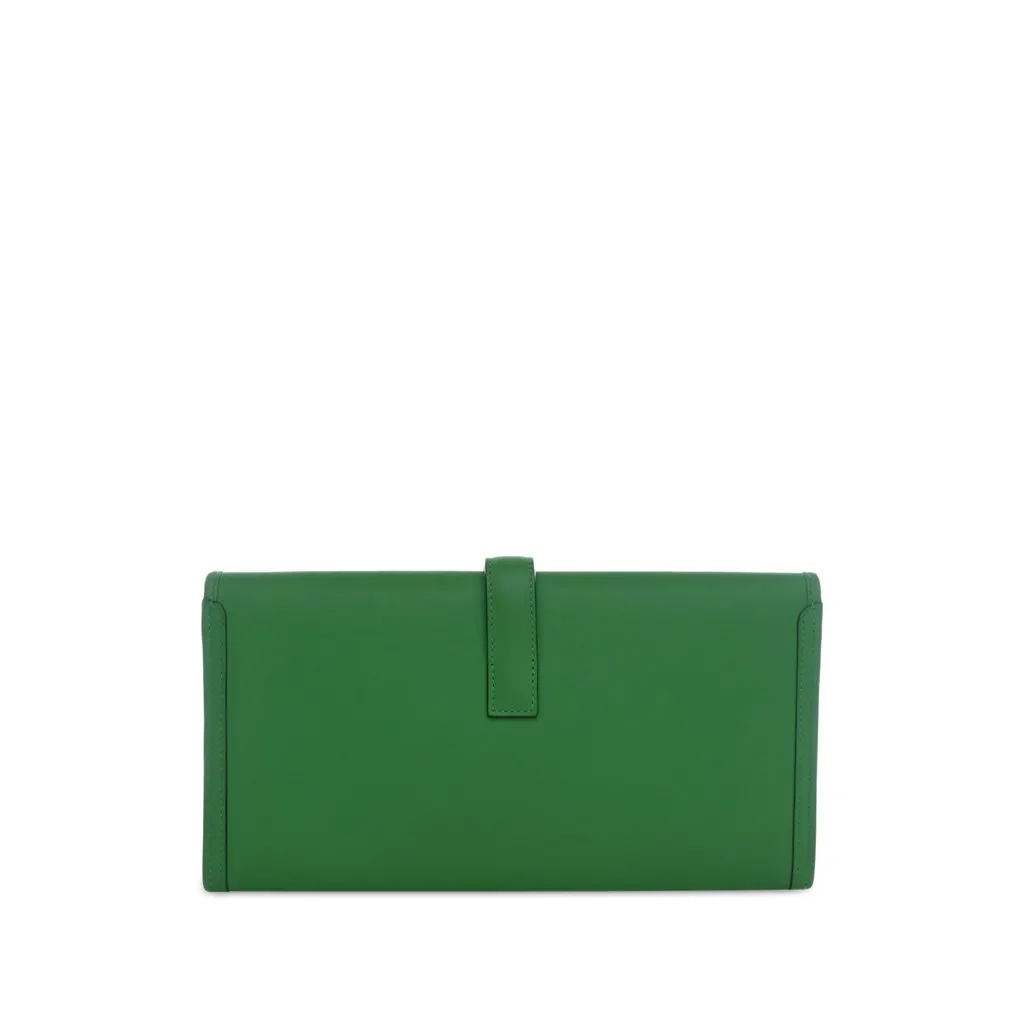 Hermès Swift Jige Elan 29 Green Leather Very good - Back View