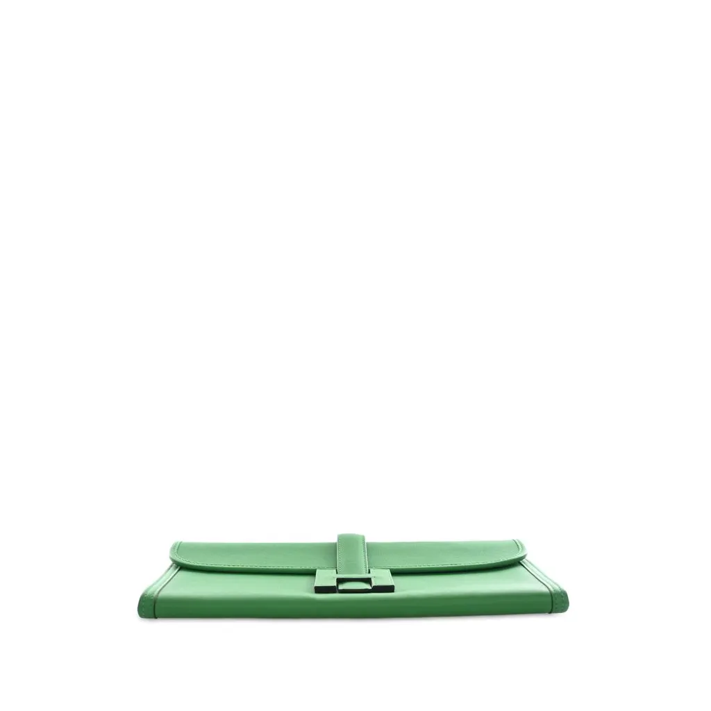 Hermès Swift Jige Elan 29 Green Leather Very good - Inside View