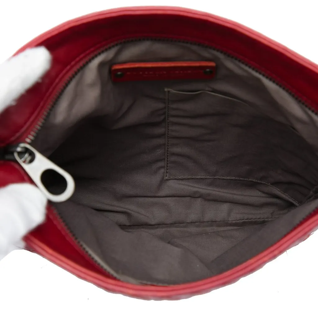 Bottega Veneta Nappa Intrecciato VN Crossbody Red Leather Very good - Model View