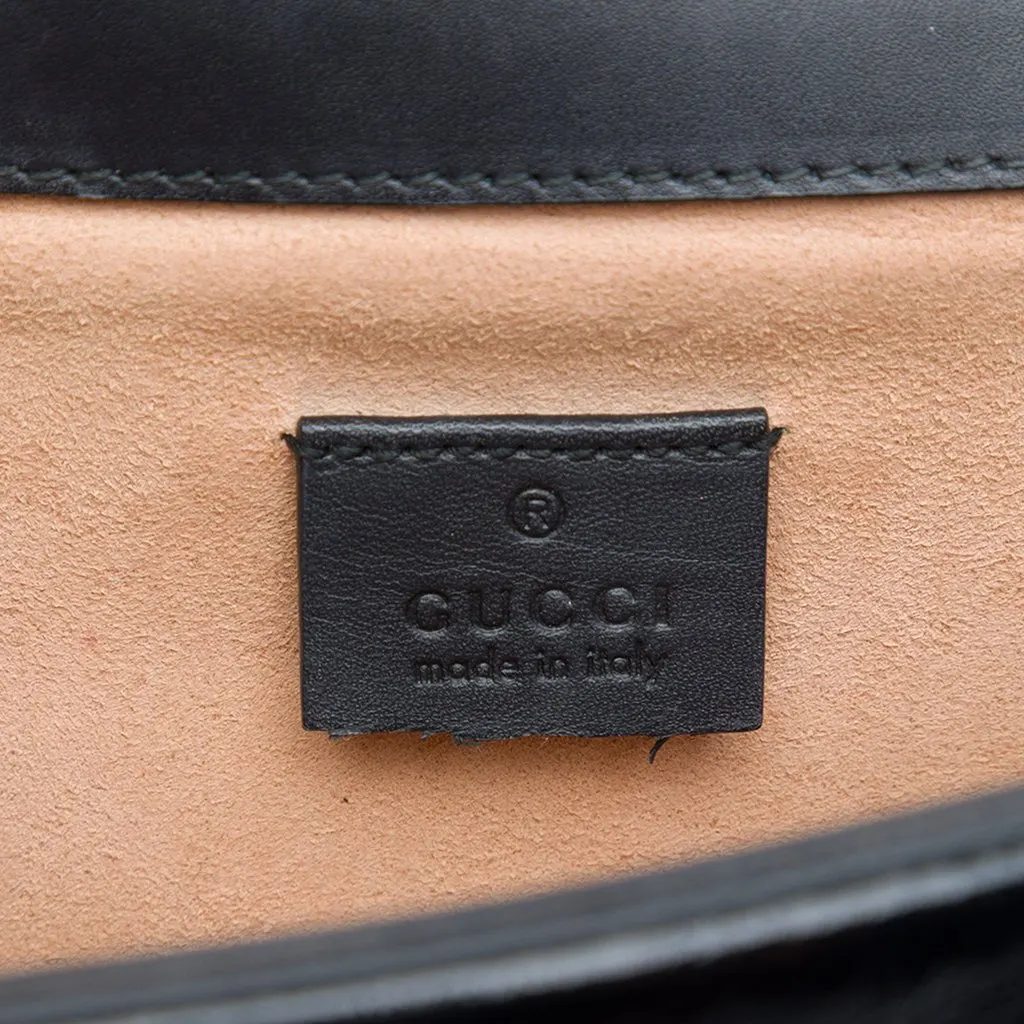 Gucci Medium GG Velvet Dionysus Crossbody Red Very good - Box View