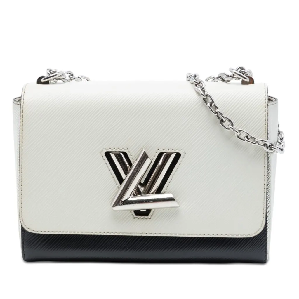 Louis Vuitton Epi Bicolor Twist MM White Leather Very good - Front View
