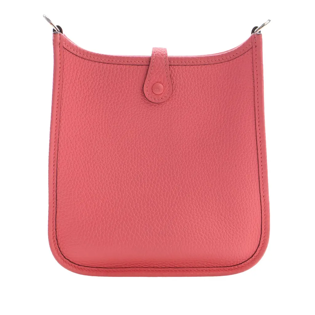 Hermès Clemence Evelyne TPM 16 Pink Leather Very good - Back View