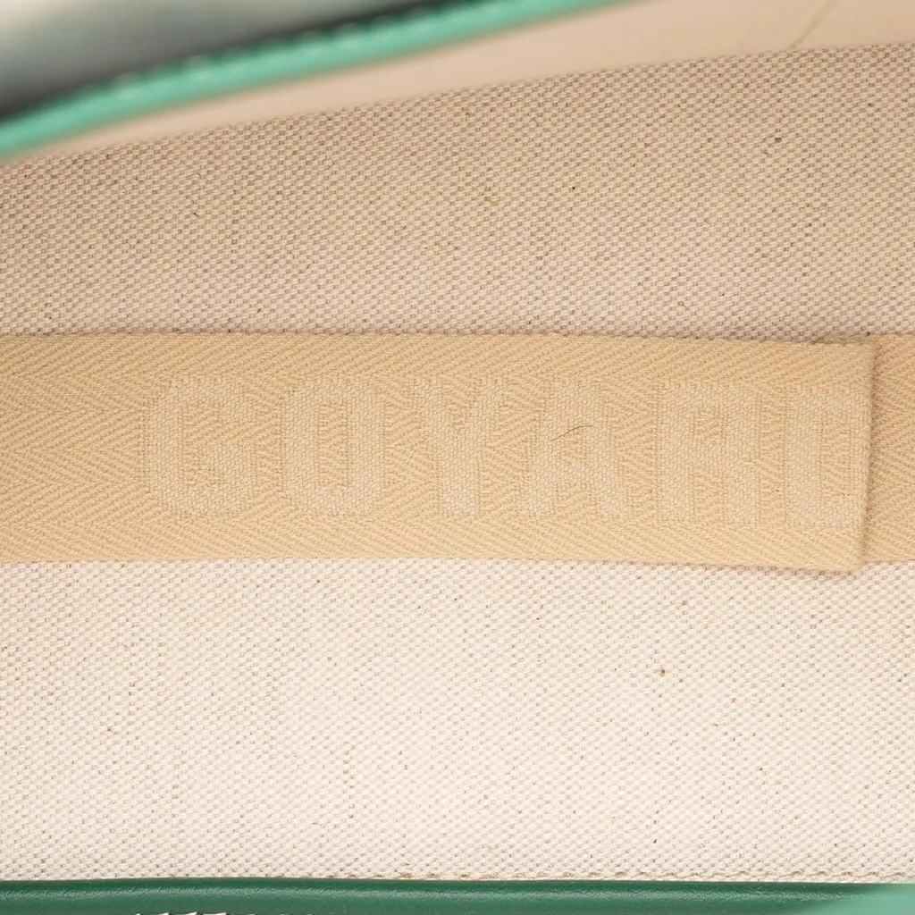 Goyard Goyardine Capetien MM Messenger Green Canvas Very good - Box View