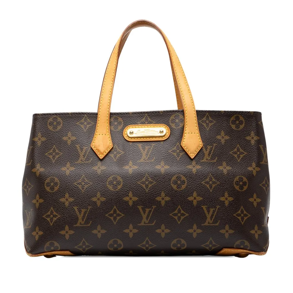 Louis Vuitton Monogram Wilshire PM Brown Canvas Good - Front View