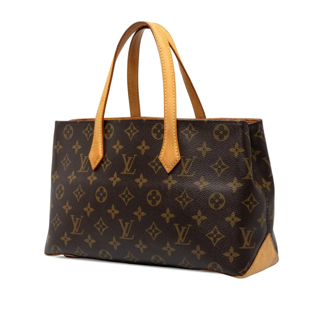 Louis Vuitton Monogram Wilshire PM Brown Canvas Good - Back View