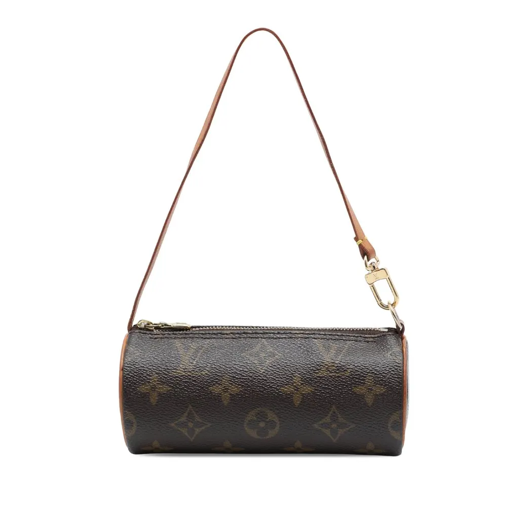 Louis Vuitton Monogram Papillon Pochette Brown Canvas Very good - Front View