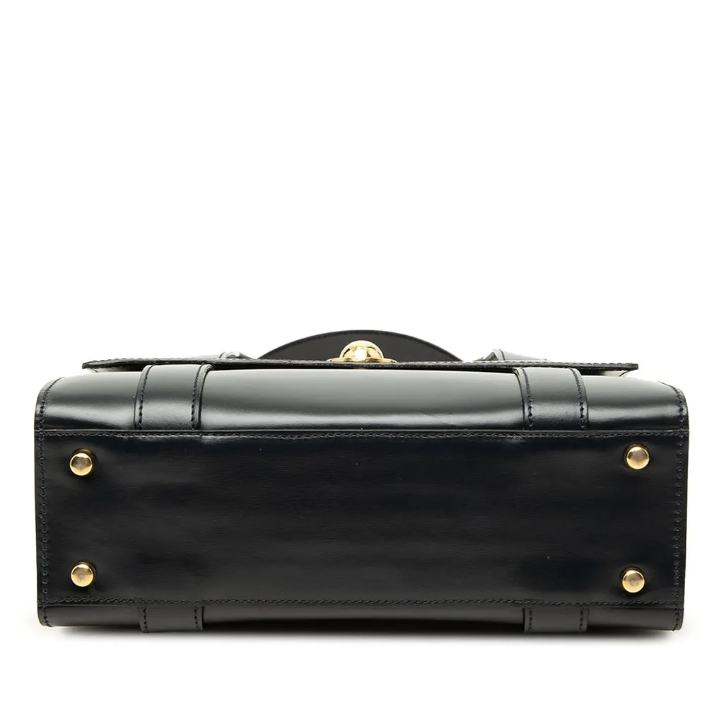 Celine Smooth Calfskin Starball Handbag Black Leather Good - Inside View