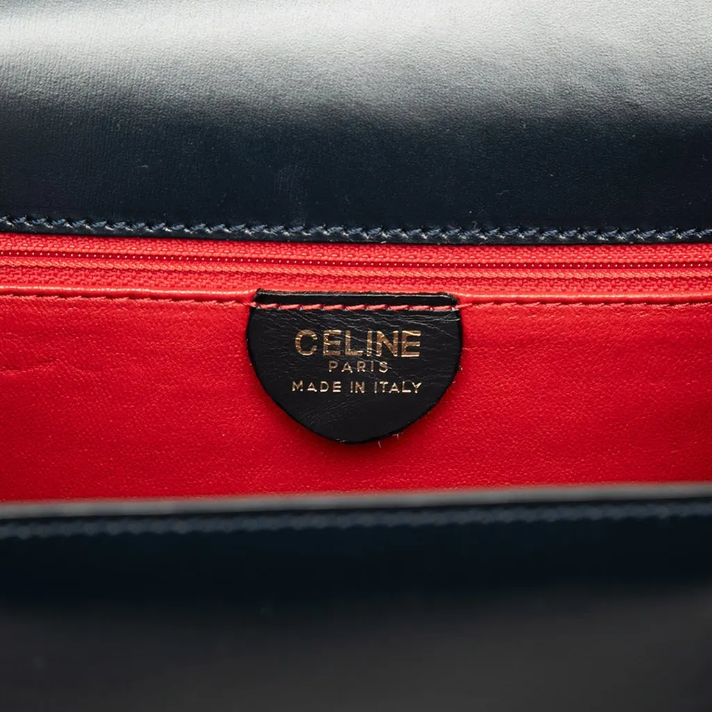 Celine Smooth Calfskin Starball Handbag Black Leather Good - Box View