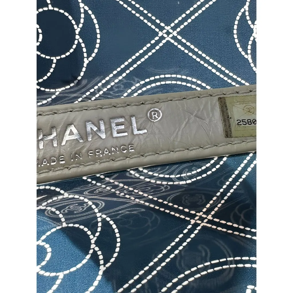 Chanel Small PVC and Crumpled Calfskin Camellia Coco Bucket Bag Black Plastic Very good - Box View