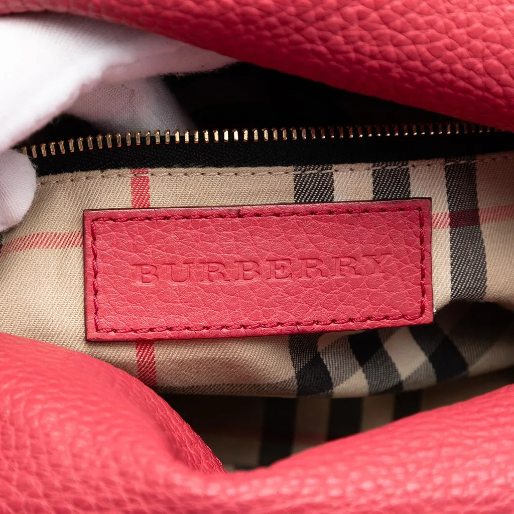 Burberry Grained Calfskin Leah Crossbody Pink Leather Good - Box View
