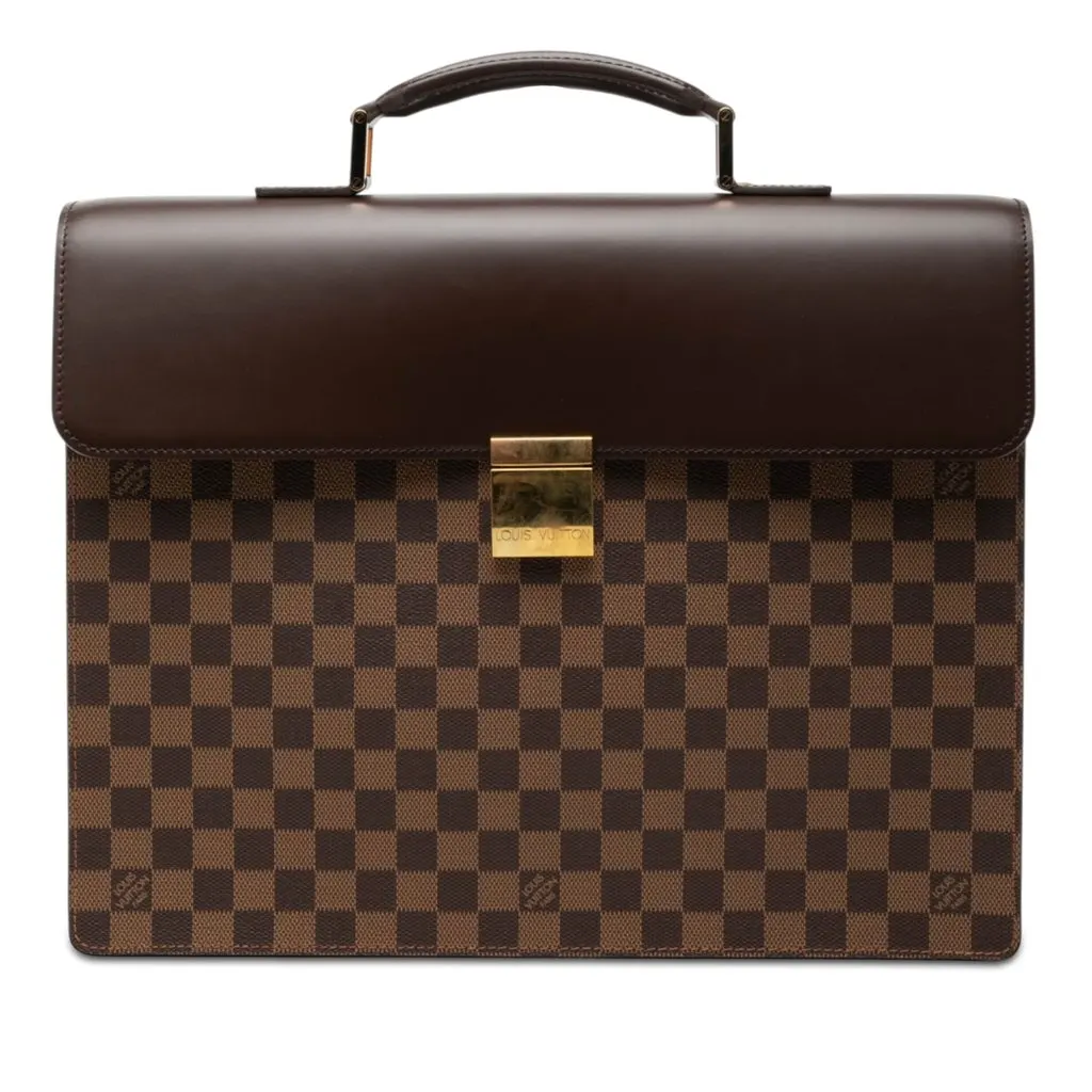 Louis Vuitton Damier Ebene Altona PM Brown Very good - Front View