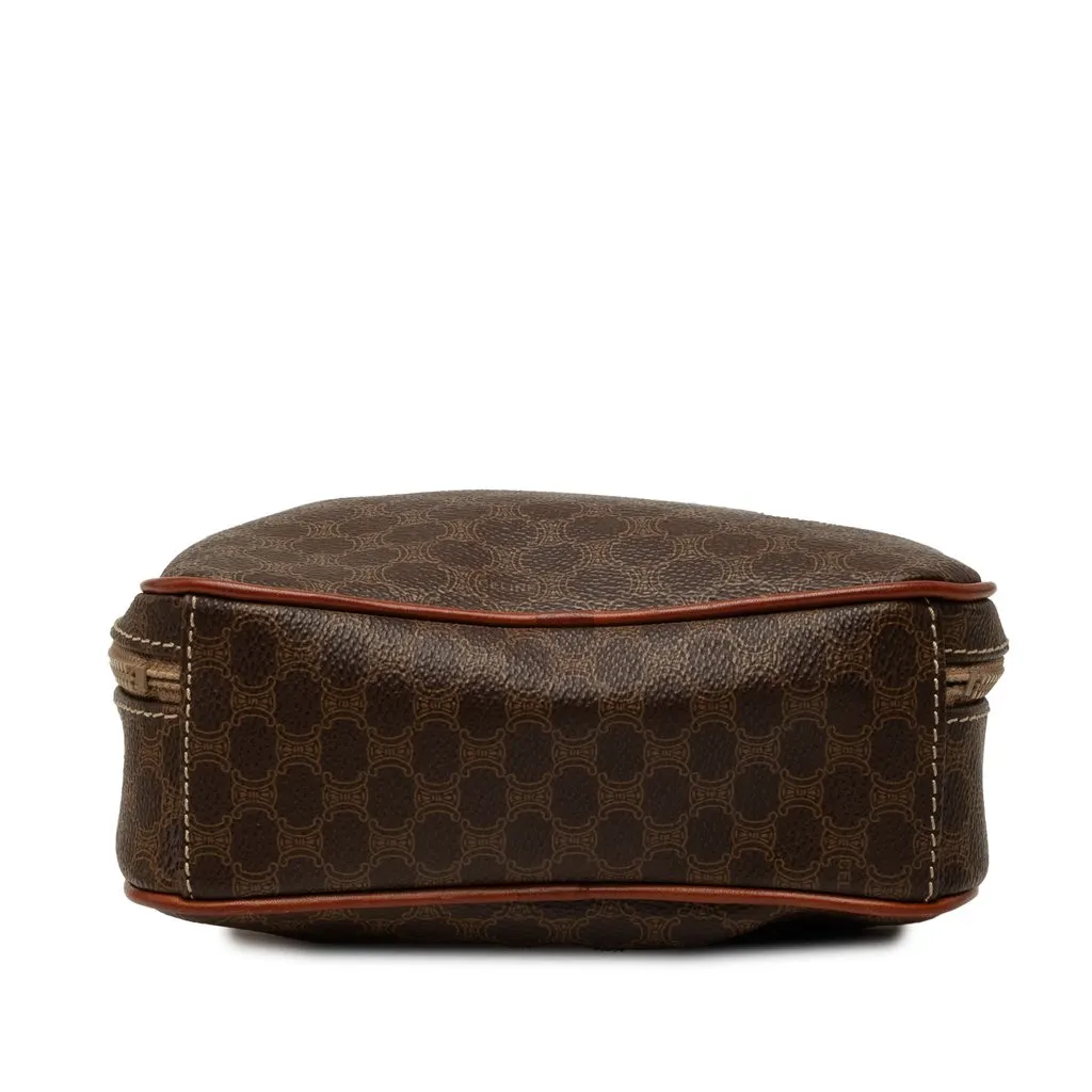 Celine Macadam Coated Canvas Crossbody Brown Very good - Inside View