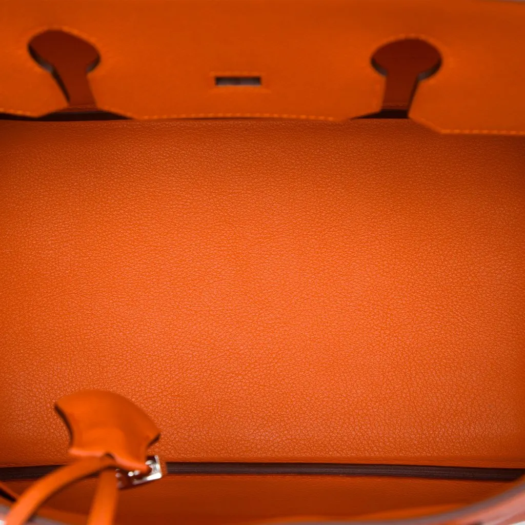 Hermès Epsom Birkin Retourne 35 Orange Leather Very good - Model View