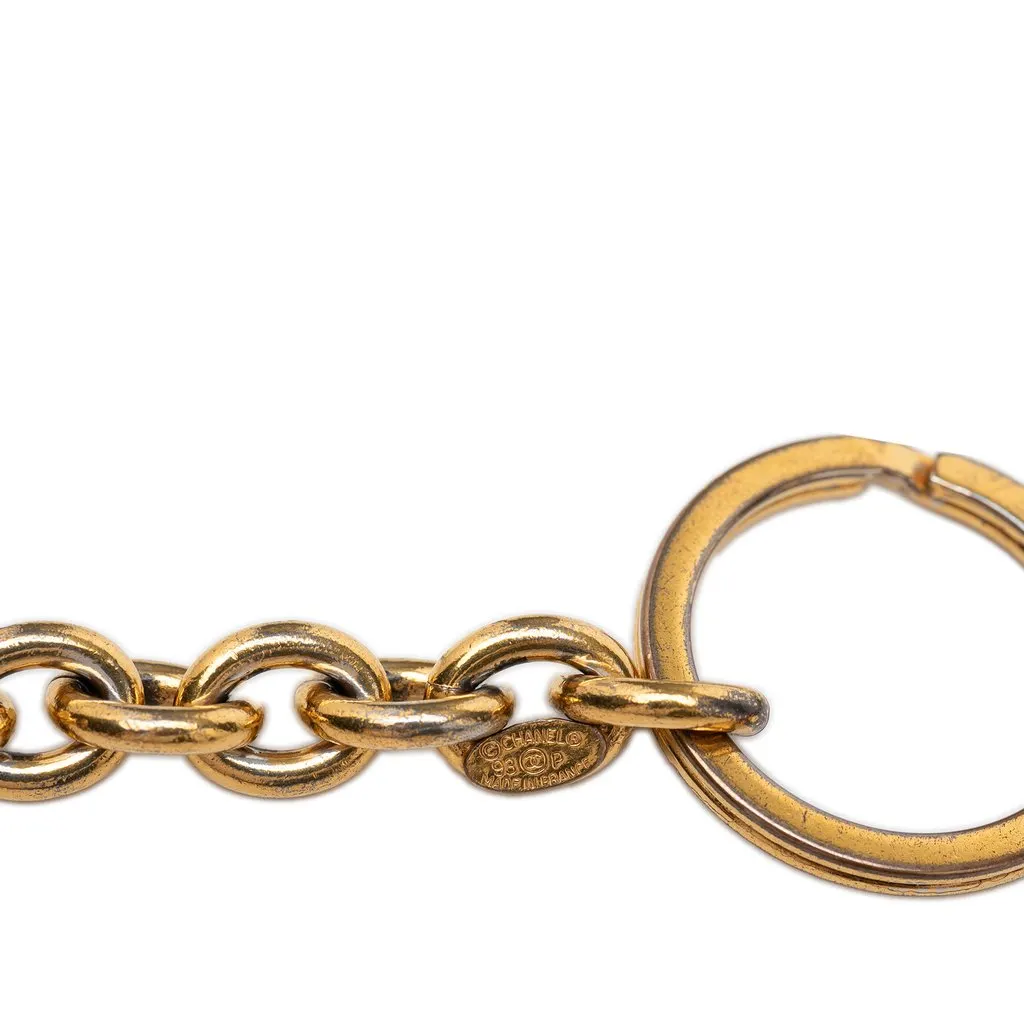 Chanel Gold Plated Logo Key Ring Gold Metal Very good - Inside View