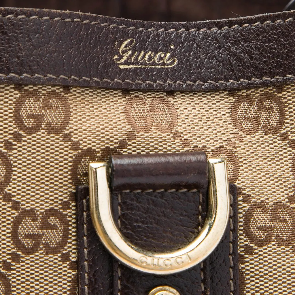 Gucci GG Canvas Abbey D Ring Tote Beige Very good - Box View