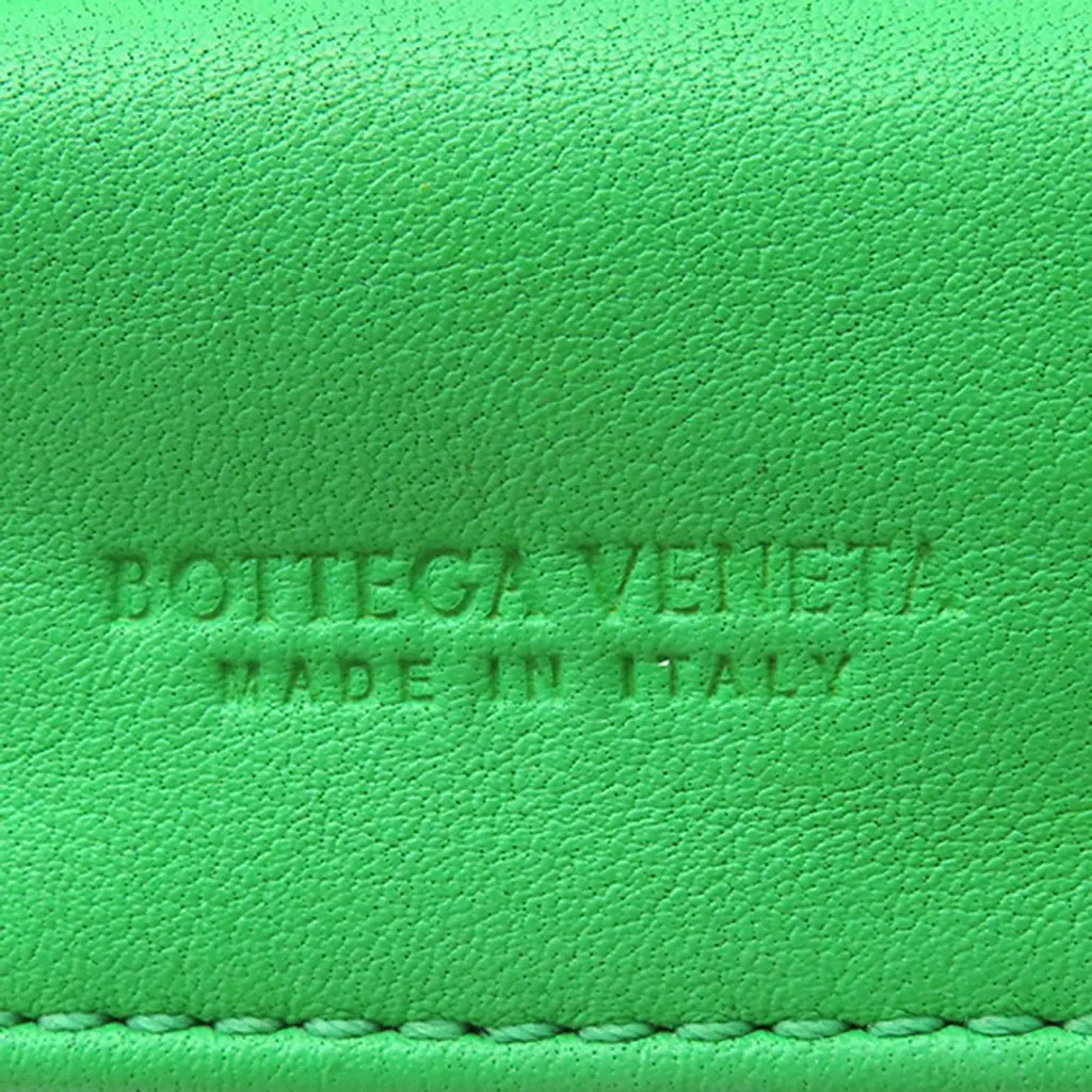 Bottega Veneta MIni Nappa The Twist Handbag Green Leather Very good - Box View