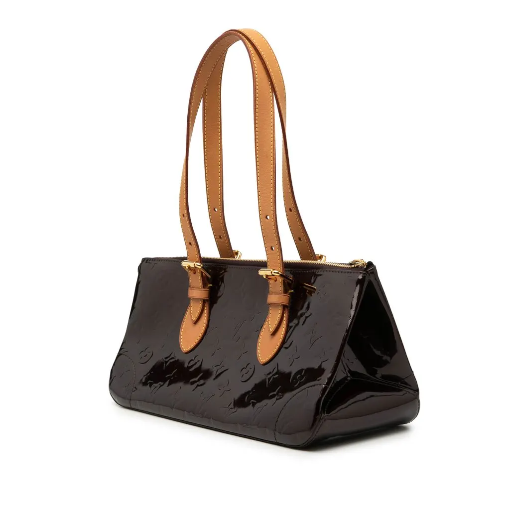 Louis Vuitton Monogram Vernis Rosewood Avenue Purple Leather Good - Back View