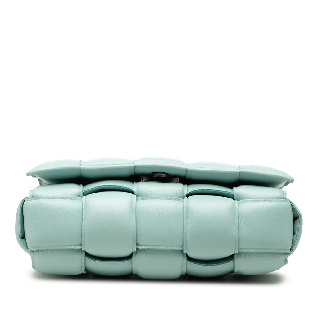 Bottega Veneta Nappa Intrecciato Padded Cassette Crossbody Blue Leather Very good - Inside View