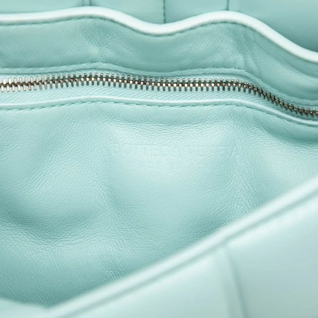 Bottega Veneta Nappa Intrecciato Padded Cassette Crossbody Blue Leather Very good - Box View