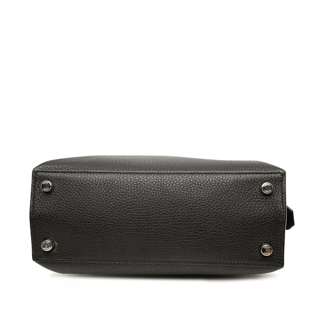 Fendi Mini Leather Peekaboo Iconic Essential Satchel Black Leather Very good - Inside View