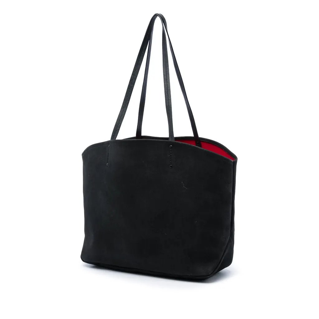 Prada Canvas Dinosaur Print Canapa Tote Black X-Large