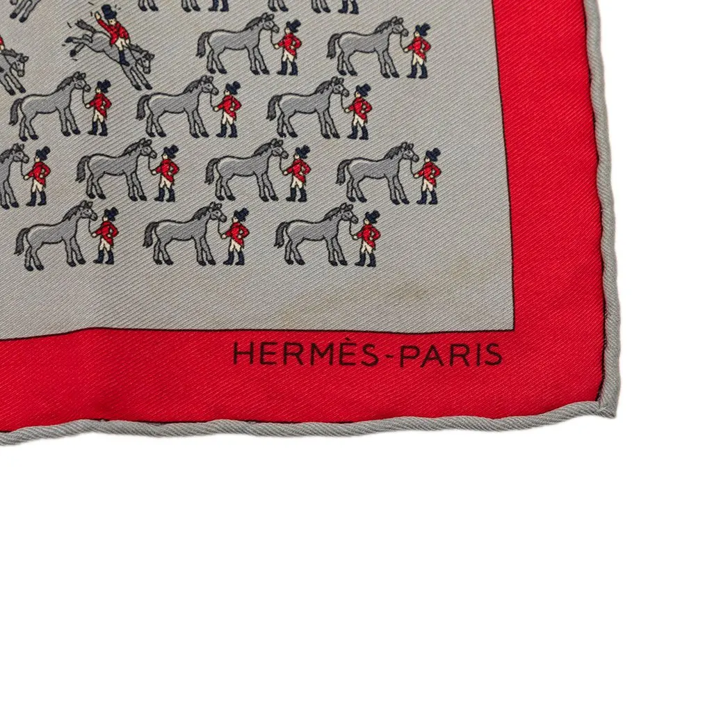 Hermès Rodeo Silk Scarf 40 MultiColor Very good - Model View