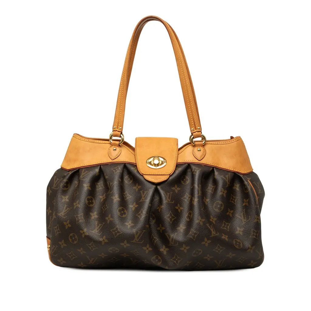 Louis Vuitton Monogram Boetie MM Brown Very good - Front View