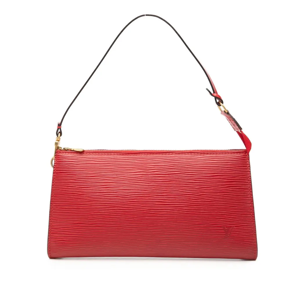 Louis Vuitton Epi Pochette Accessoires Red Leather Very good - Front View