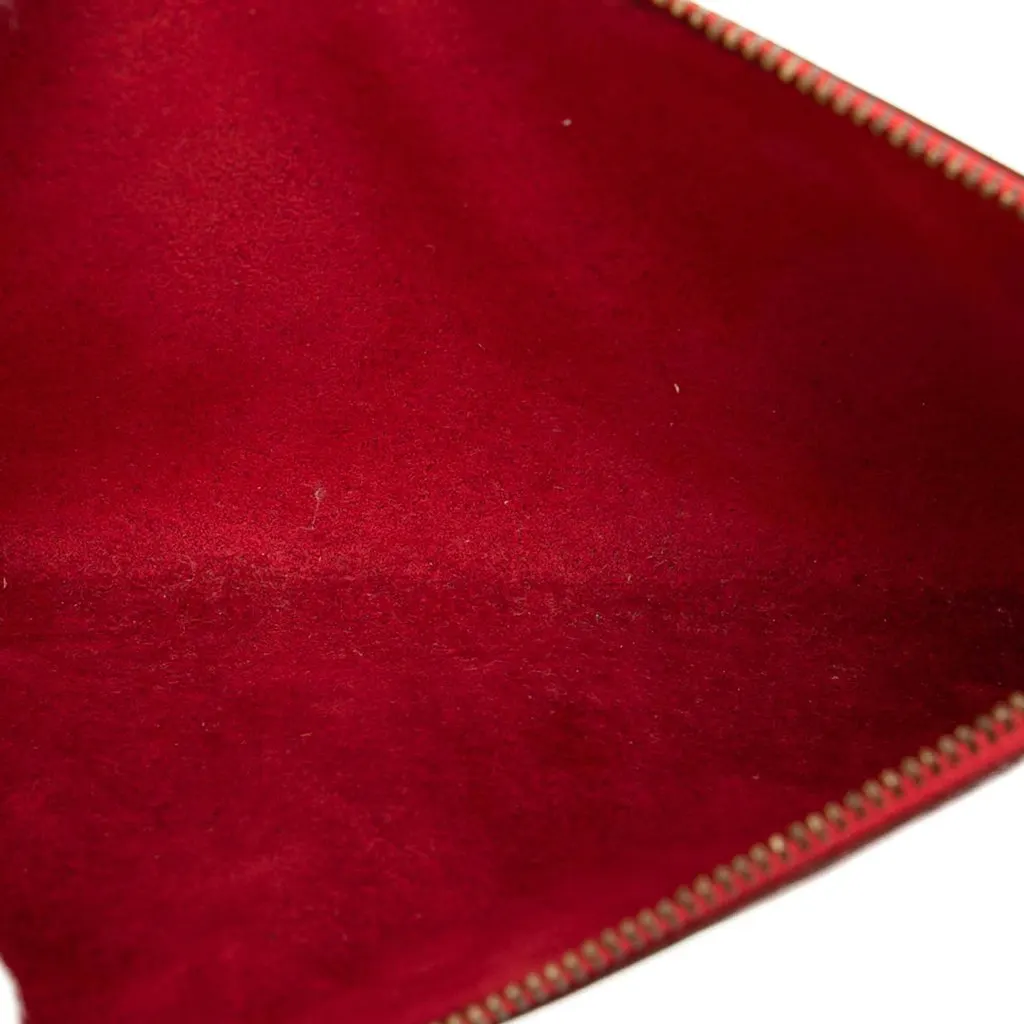 Louis Vuitton Epi Pochette Accessoires Red Leather Very good - Model View