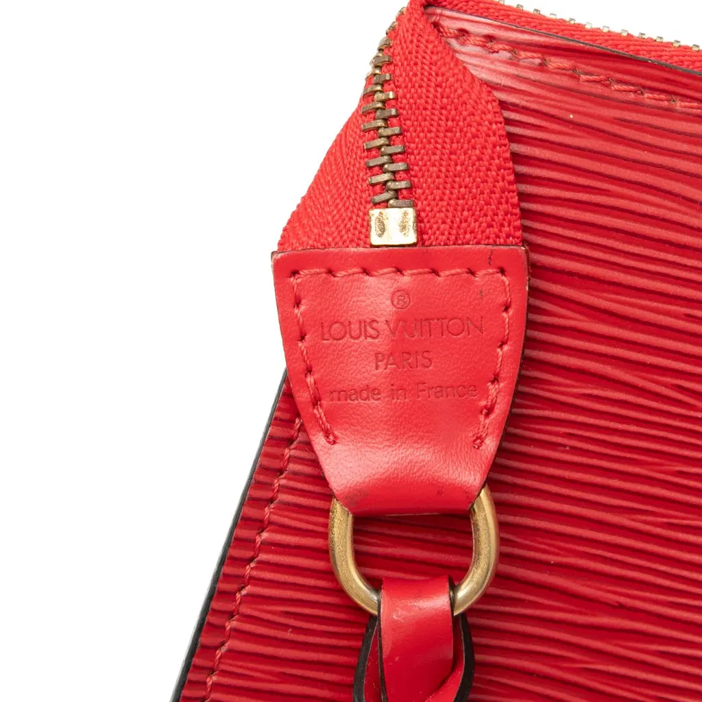Louis Vuitton Epi Pochette Accessoires Red Leather Very good - Box View
