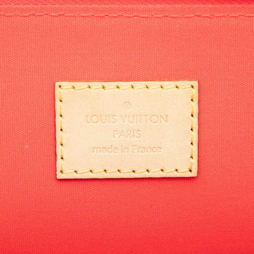 Louis Vuitton Monogram Vernis Alma PM Orange Leather Very good - Box View