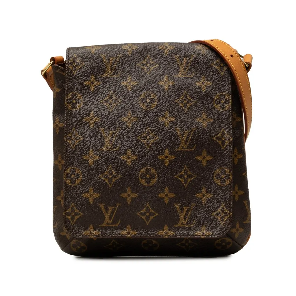 Louis Vuitton Monogram Musette Salsa PM Short Strap Brown Very good - Front View
