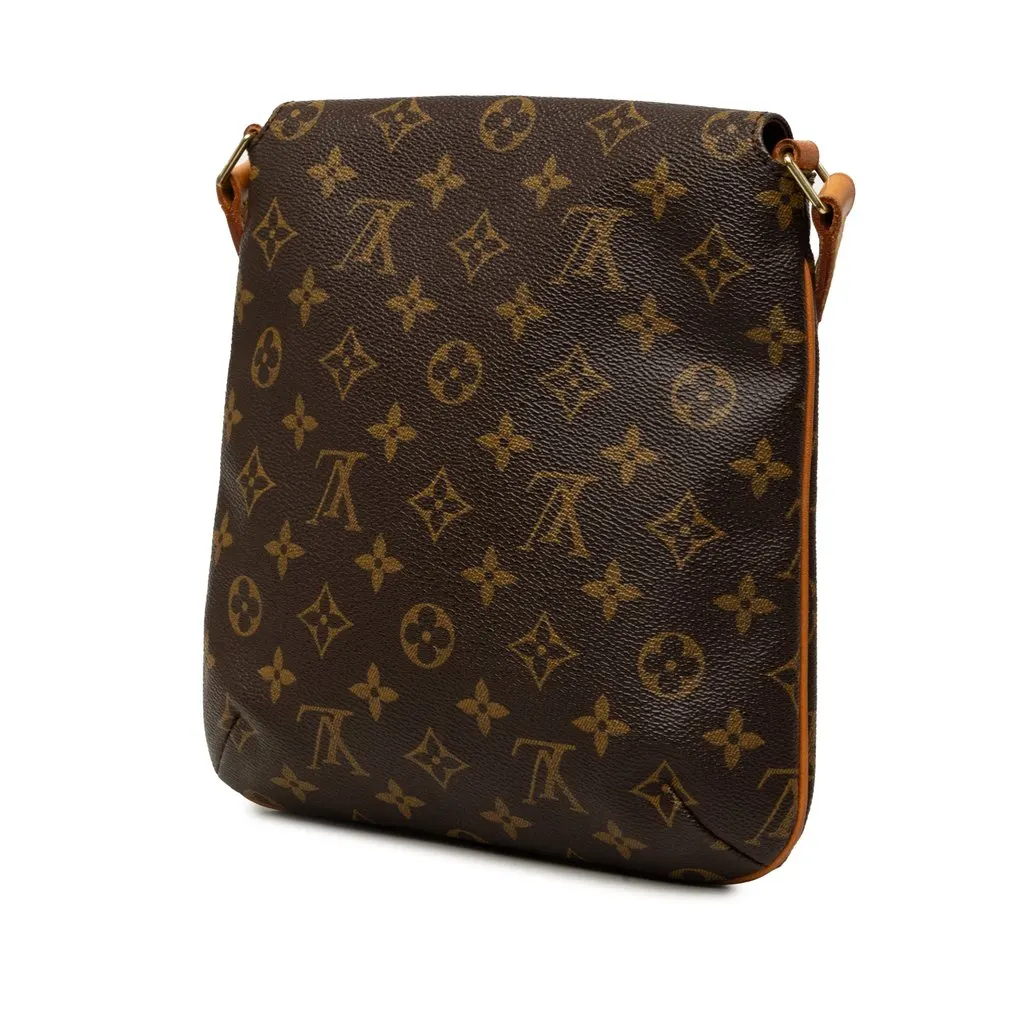 Louis Vuitton Monogram Musette Salsa PM Short Strap Brown Very good - Back View
