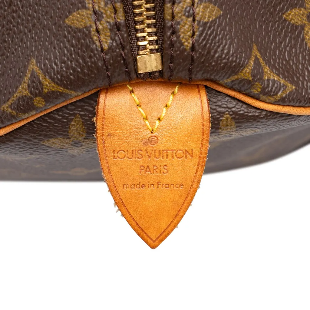 Louis Vuitton Monogram Speedy 35 Brown Canvas Good - Box View