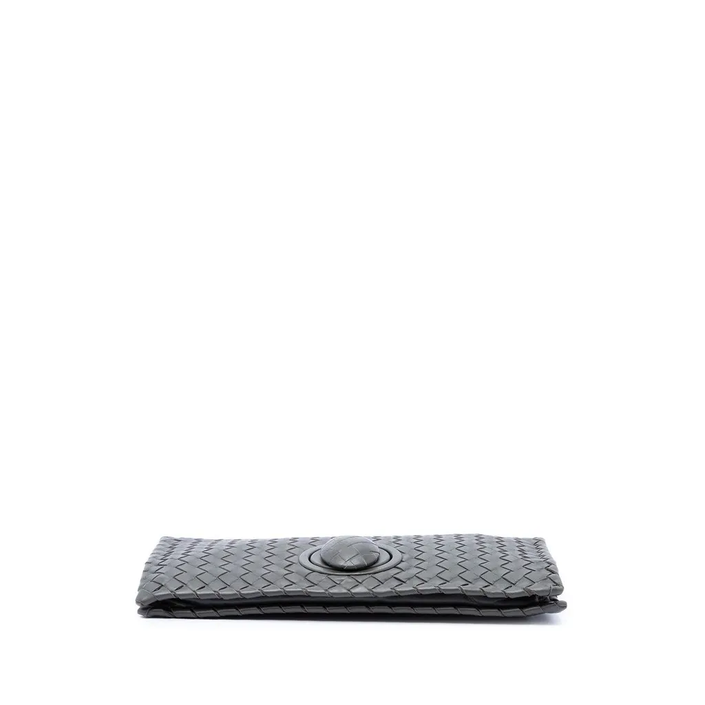 Bottega Veneta Nappa Intrecciato Turn Lock Clutch MultiColor Leather Very good - Inside View