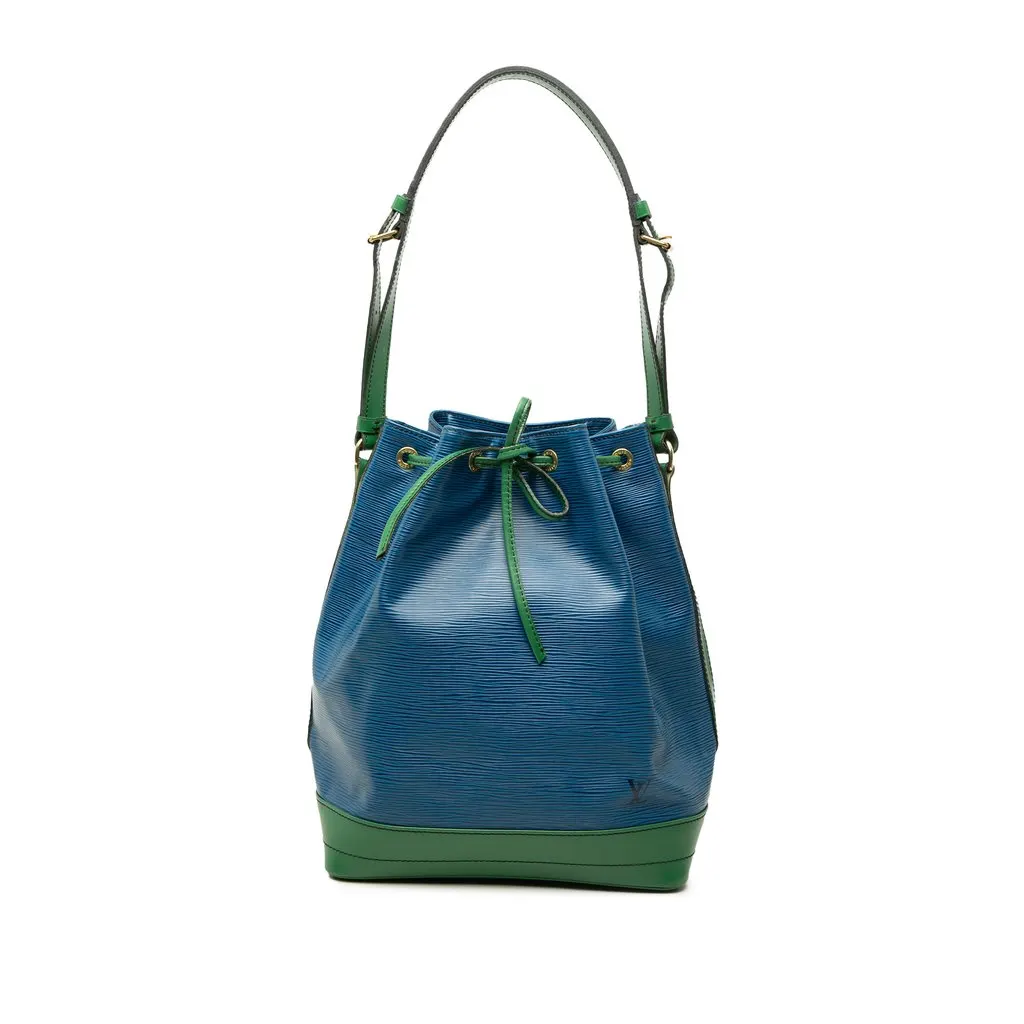 Louis Vuitton Epi Bicolor Noe GM Blue Leather Very good - Front View