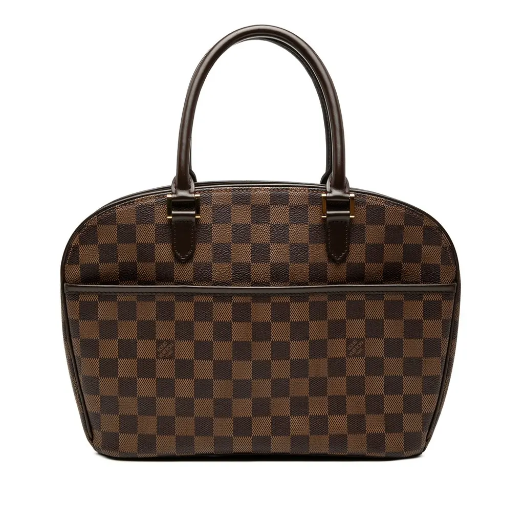 Louis Vuitton Damier Ebene Sarria Horizontal Brown Very good - Front View