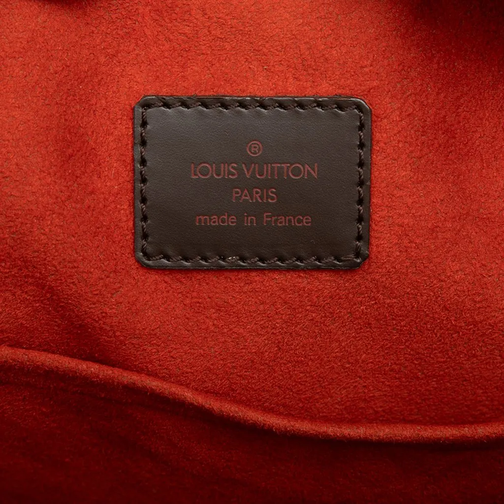 Louis Vuitton Damier Ebene Sarria Horizontal Brown Very good - Box View