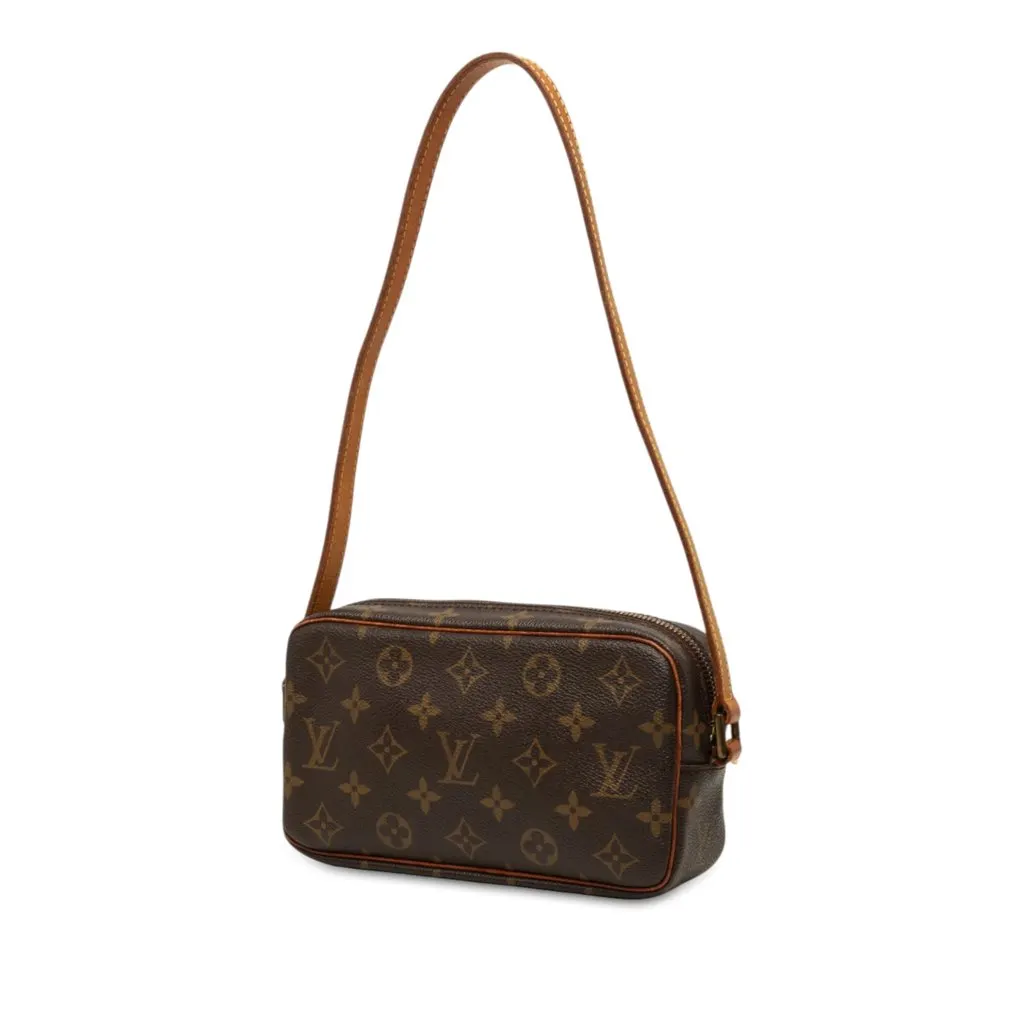 Louis Vuitton Monogram Pochette Cite Brown Canvas Very good - Back View