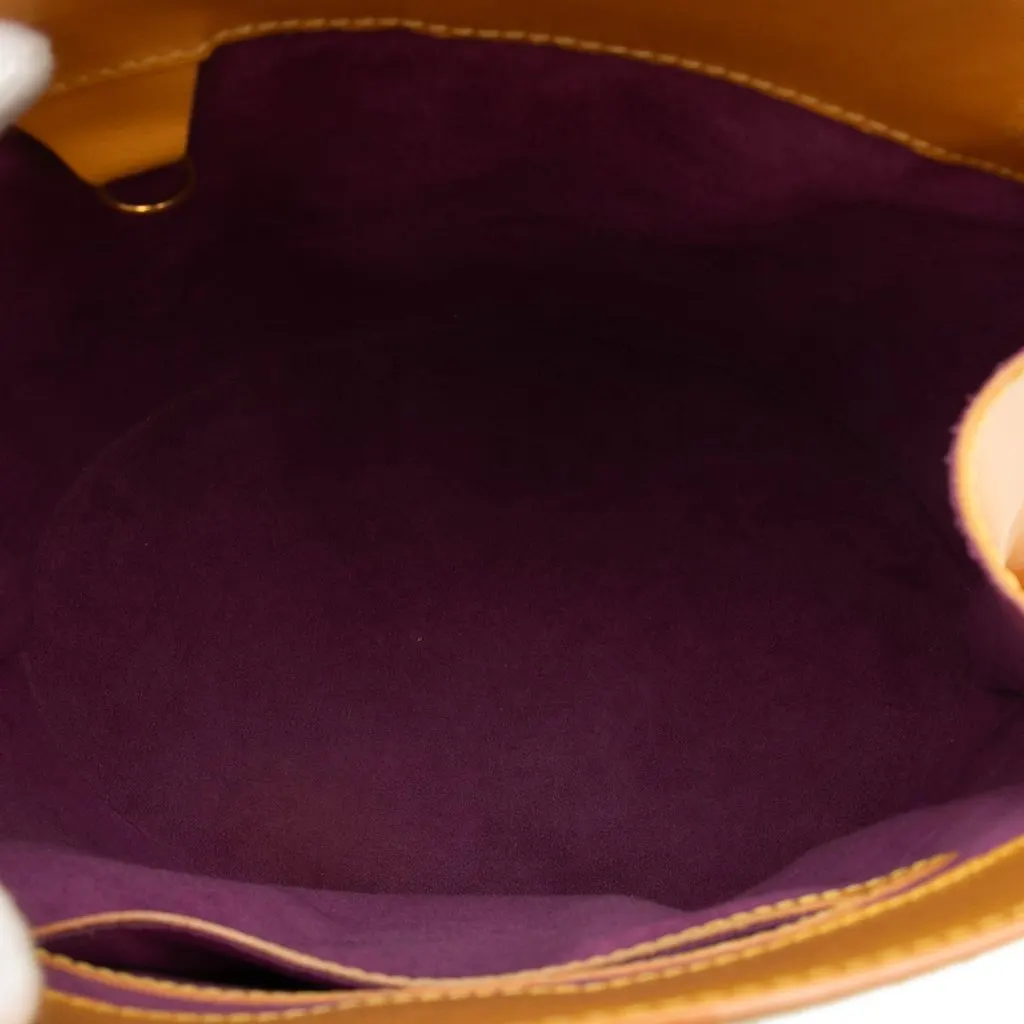 Louis Vuitton Epi Cluny Yellow Leather Very good - Model View