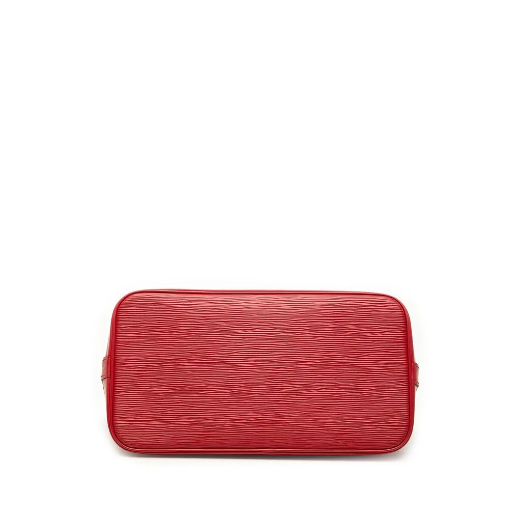 Louis Vuitton Epi Alma PM Red Leather Very good - Inside View
