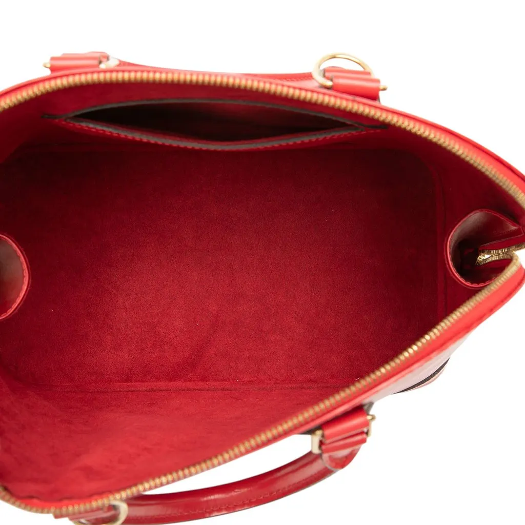 Louis Vuitton Epi Alma PM Red Leather Very good - Model View