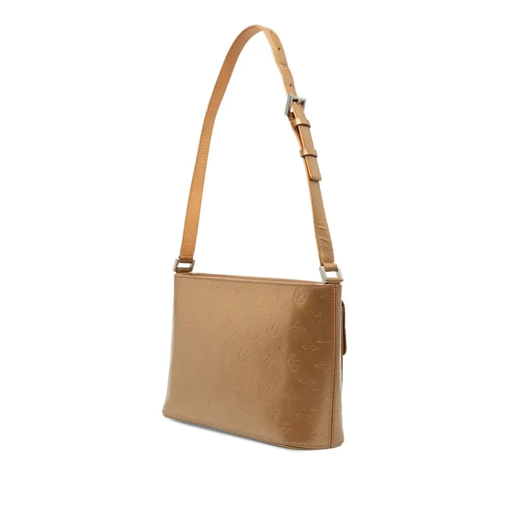 Louis Vuitton Monogram Mat Alston Gold Leather Very good - Back View