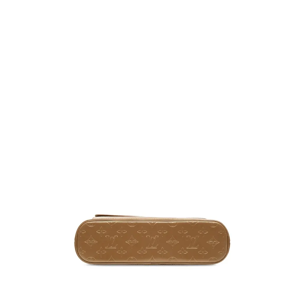 Louis Vuitton Monogram Mat Alston Gold Leather Very good - Inside View
