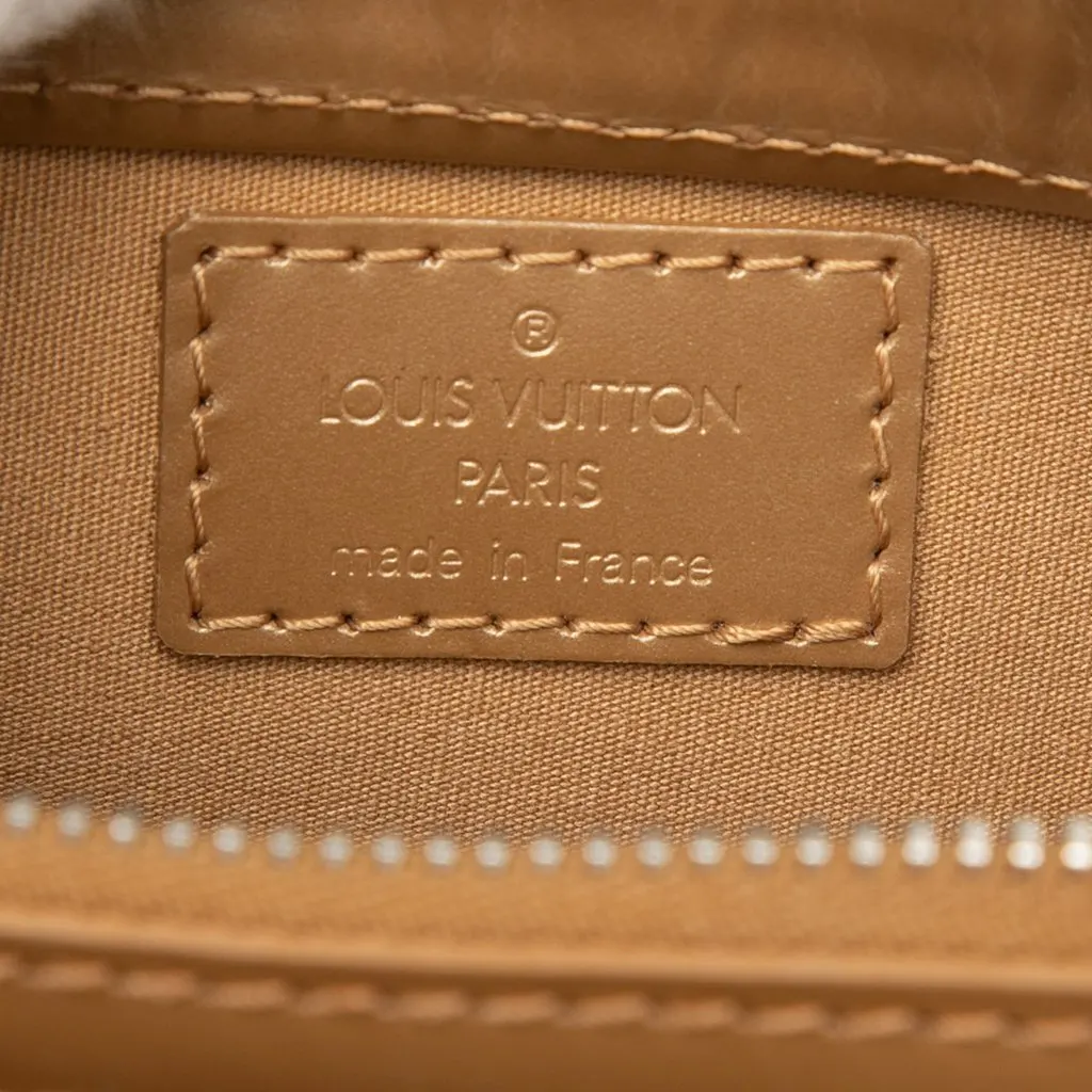 Louis Vuitton Monogram Mat Alston Gold Leather Very good - Box View