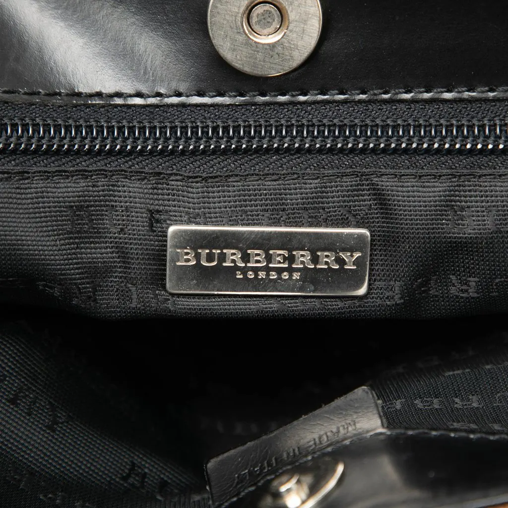 Burberry House Check Coated Canvas Tote Beige Very good - Box View