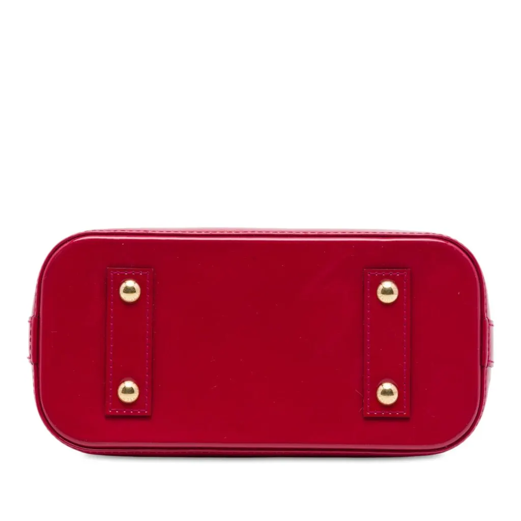 Louis Vuitton Monogram Vernis Alma BB Pink Leather Good - Inside View