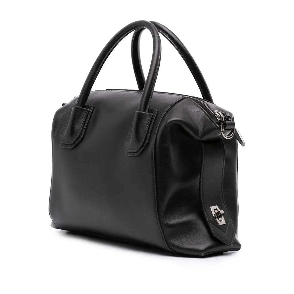 Givenchy Medium Calfskin Antigona Soft Bag Black Leather Very good - Back View